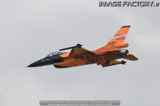 2009-06-27 Zeltweg Airpower 2038 General Dynamics F-16 Fighting Falcon - Dutch Air Force
